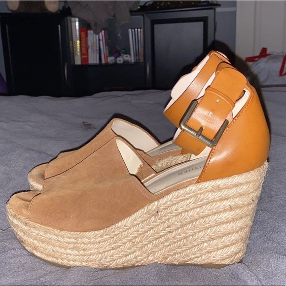 marc fisher cala espadrille platform sandals SZ 7 - Picture 2 of 7